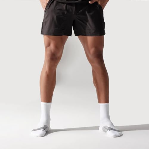 Feetures Elite Light Cushion Mini Crew Sock - color: New White (1 Pair), size: X-Large