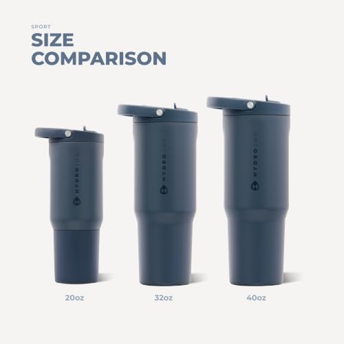 HydroJug Sport 40 oz Insulated Stainless Steel Water Bottle, Cascade - color: Cascade, size: 40 Ounces