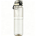 32oz Clear Tritan Water Bottle with Chug Lid - color: Beige