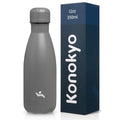 Konokyo 12 oz Insulated Stainless Steel Water Bottle, Gray - color: Gray, size: 12 Ounces