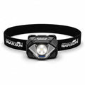 WARSUN Rechargeable Headlamp, Adjustable LED Head Light with Motion Sensor