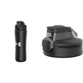 Under Armour 18oz Beyond Black Bottle and Replacement Lid Bundle