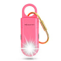 Rechargeable 135dB Personal Alarm Ultra Bright Flashlight & Strobe Light - color: Hot Pink