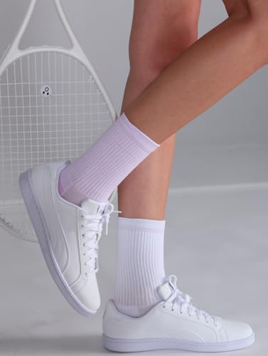 cuangya Women Crew Socks Athletic Cushioned Running Hiking 3-5 Pairs - color: 5 Pairs Ice Cream, size: 10-12