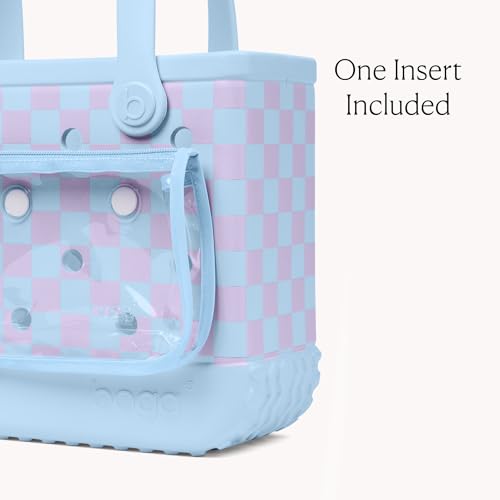 BOGG BAG Bitty Small Tote – 11” x 8.5” x 4.5” – Essential Bags for Beach, Pool, Boat, Sports, Tailgating, Cruise, Travel - color: Checker Out