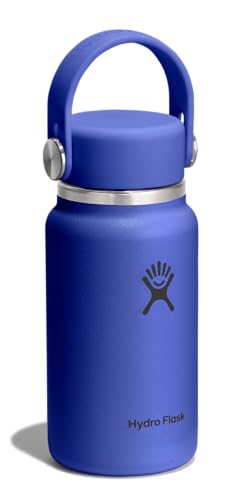 Hydro Flask Micro Bottle - Insulated Mini Leak Proof Flask for Purse or Pocket in 6.7 Oz Capri Blue - color: CAPRI BLUE