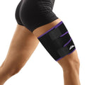 supregear Thigh Wrap Support, Hamstring Quad Wrap, M - color: Black + Purple, size: M