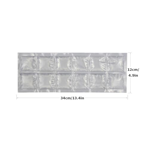 SportEmblema Flexible 2 Pack Small Ice Pack for Bento Lunch Boxes & Cooler - color: Clear