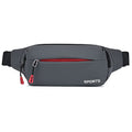 Fanny Pack Men Women Water-resistant Sports Waist Pack Small Bumbag Unisex - color: Gray