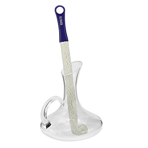 KUWAN Flexible Bottle Cleaning Brush Multi-Function Household Tools Scourer - color: White