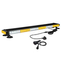 WOWTOU Roof Top Strong Magnetic LED Amber White Emergency Strobe Light Bar - color: Amber / White