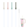 Replacement Straws and Bite Valve for Hydro Flask Around Travel Tumbler 40oz 32oz 28oz 20oz,with 1 Brush (4 colors) - color: 4 colors
