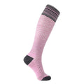 ja vie 76% Merino Wool Graduated Compression Socks for Women & Men (15-20mmHg) - color: Pink, size: Small