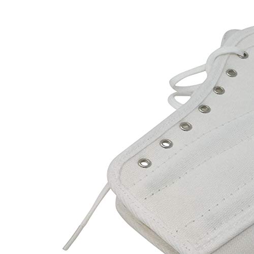 OTC Ankle Brace, Canvas Lace-Up, Semi-Rigid Spiral Stays (Pack of 2) - size: Medium (Pack of 2)