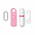 POM Pepper Spray & Personal Alarm Safety Kit – OC Self Defense Keychain Spray & Loud Emergency Alarm for Campus Safety, Women & Students - color: White x Pink, style: Keychain Model