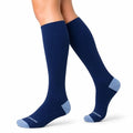 CopperJoint Compression Socks Women & Men, 15-20 mmHg, Blue, Large, 1 Pair - color: Blue, size: Large