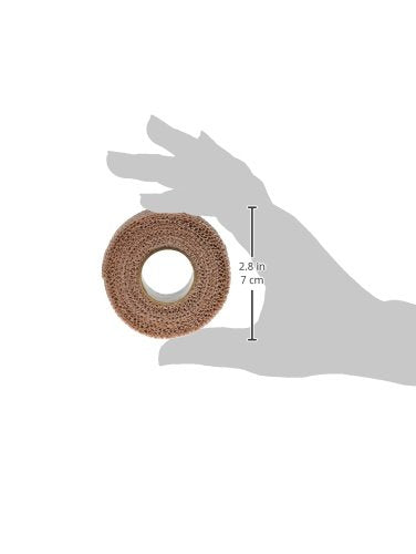 Powerflex Stretch Athletic Tape - 6 Rolls - color: Tan, size: 2" x 6 yds