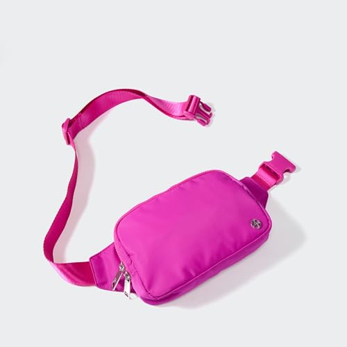 Pander Belt Bag Large 2L, Nylon Fanny Pack Purse for Women and Men with Adjustable Strap - color: Grape Purple
