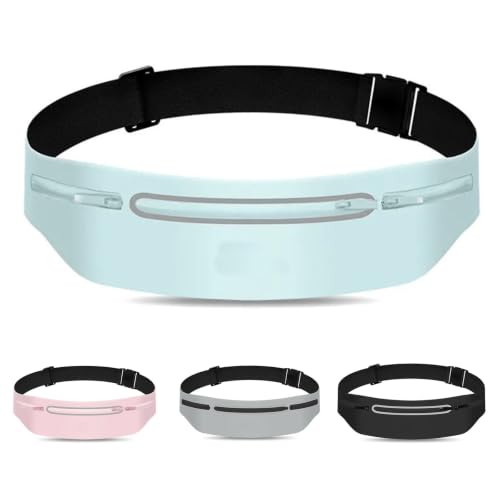 Running Belt for Men Women Waterproof Reflective Fanny Packs - color: Blue