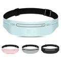 Running Belt for Men Women Waterproof Reflective Fanny Packs - color: Blue