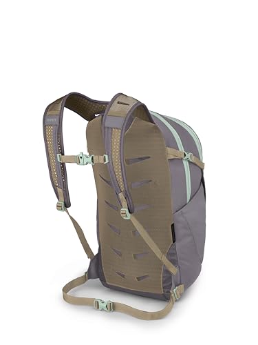 Osprey Daylite Plus Commuter Backpack - Lightweight, Everyday Pack with Laptop Sleeve and Water Bottle Pockets - Ideal for Campus, Work, and Travel with Versatile Storage, Soundwave Grey/Latte Brown - color: Soundwave Grey/Latte Brown