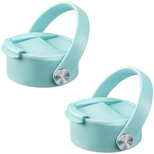 Replacement Flip Lid for Hydro Flask Wide Mouth Threaded Bottles 16–64 oz - color: Green, size: 2pack