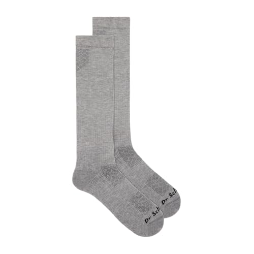 Dr. Scholl's Men's Athletic & Work Compression Over the Calf Socks - 1 & 3 Pair Packs - Fatigue Relief - color: Gray (1 Pair), size: 7-12