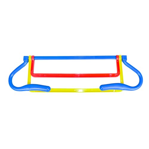 6 Pack Multicolor Agility Hurdles 4 Height Adjustable Speed Training Hurdles Fitness & Speed Training Equipment
