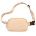 Fanny Pack, Adjustable Crossbody Waist Bag, Brown - color: Brown