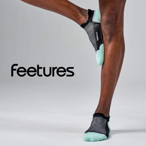 Feetures Elite Max Cushion No Show Tab Ankle Sock - color: Mint Chip (1 Pair), size: X-Large