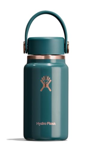Hydro Flask Micro Bottle - Leak Proof Purse or Pocket Flask - Insulated Mini Water Bottle 6.7 Oz Sea Rose Gold - color: SEA ROSE GOLD