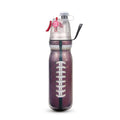 Sports Squeeze Rugby Water Bottles, 2-in-1 Mist And Sip Function BPA-Free - Help You Cool Down Quickly & Quench Thirst, Kids Water Bottle School for Gym Cycling Running Climbing Hiking (Rugby) - color: Rugby