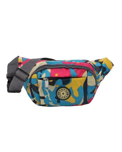 AIBEARTY Fashion Fanny Pack Small Checkered Waist Pack Belt Waist Bag Pack Pouch with Adjustable Strap for Sport Running,Camping,Trip - color: Camouflage 01
