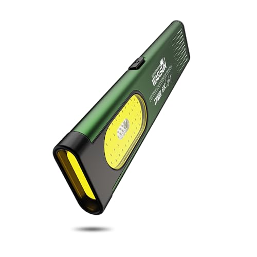 WARSUN T7 PRO Slim Rechargeable EDC Flashlight, Pocket Light - color: Green-1Pcs