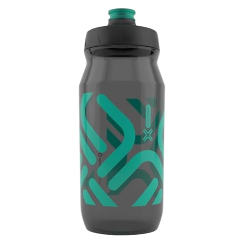 FIDLOCK Fidguard Bottle, Odor-Resistant, 600ml/21oz, Smoke + Green - color: Smoke + Green, style: 600ml/21oz