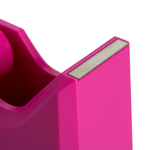 JAM PAPER Colorful Desk Tape Dispensers - Pink - Sold Individually - color: Pink, size: Pack of 1