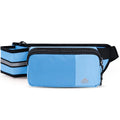 Fanny Pack for Women Men with Water Bottle Holder,Waist Bag for Hiking,Travel,Running,Dog Walking,Workout,Cycling (Light Blue) - color: Light Blue