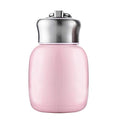Mini 7 oz Stainless Steel Water Bottle, Small Vacuum Insulated Water Bottle Leak Proof Sport Tumbler Cup Hot and Cold Water Bottle for Women Girls Kids Gift Milk Tea Lunch (Peach pink) - color: peach pink