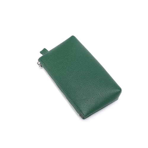 Small Makeup Bag for Purse, Leather Cosmetic (Forest Green) - color: PU/Forest Green