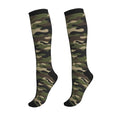 Crazy Fun Compression Socks, Unisex Knee High Support Socks - color: Camouflage