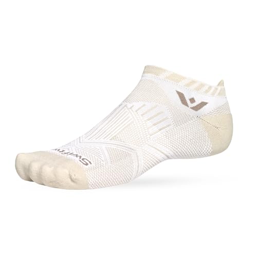 Swiftwick ASPIRE Zero No Show Performance Socks - color: Oatmeal Tan, size: Small