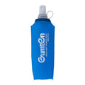 Soft Flask 480ml TPU BPA-Free Soft Water Bottle Leak-Proof Collapsible for Hydration Pack Running Vest Marathon Hiking Cycling (Dark Blue) - color: 480ml Dark Blue