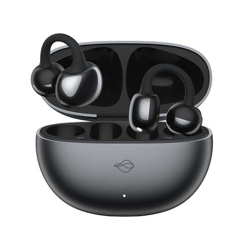 SORA Open Ear Clip Earbuds 4.6g ENC Bluetooth 5.4 Work & Sports - color: Black