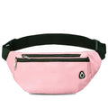 Fanny Pack for Women Men,Crossbody Water Resistant Sports Waist Bag Pack - color: 1pack-pink