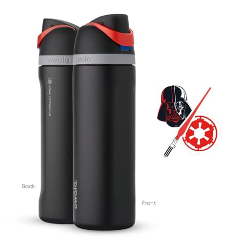 Owala Star Wars FreeSip Stainless Steel Water Bottle 24 oz Darth Vader - color: Darth Vader Icon, size: 24 Ounces