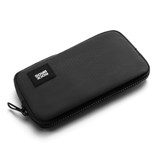 ROCKBROS Cycling Wallet, Compact Bike Phone Bag for Cards, Keys and Tools - color: black