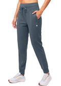 G Gradual Women's Fleece Lined Joggers Water Resistant Hiking Pants - color: Dusty Blue, size: X-Small