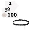 Triathlon Belt with 1-100 Running Bib Numbers