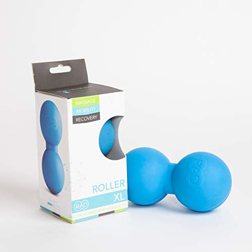 RAD Roller XL Peanut Roller Ball Massager - Soft Density Peanut Massage Ball - Myofascial Release for Back, Feet, Neck, Psoas - Suboccipital Release Device, Thoracic Spine Roller Balls - style: XL/Soft Density