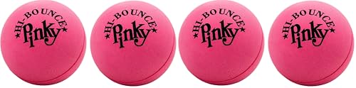 JA-RU Hi-Bounce Pinky Ball (4 Pack). Rubber Bouncy Balls for Kids. Small Pink Stress Relief Toy. Indoor & Outdoor Sport Party Favors. Bouncing Throwing Play Therapy.976-2 - size: 4 Pack